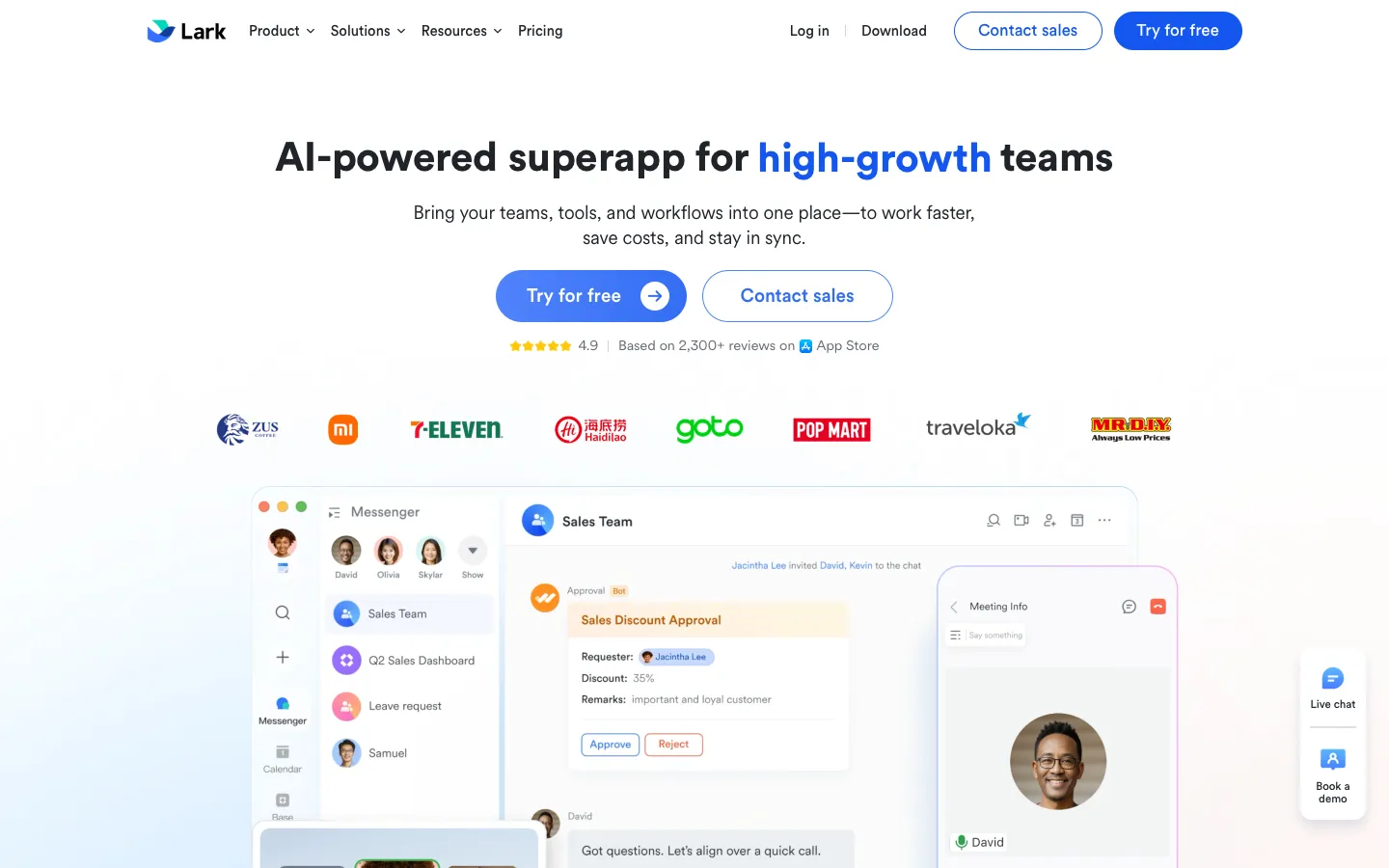 larksuite.com - Landing Screenshot Preview
