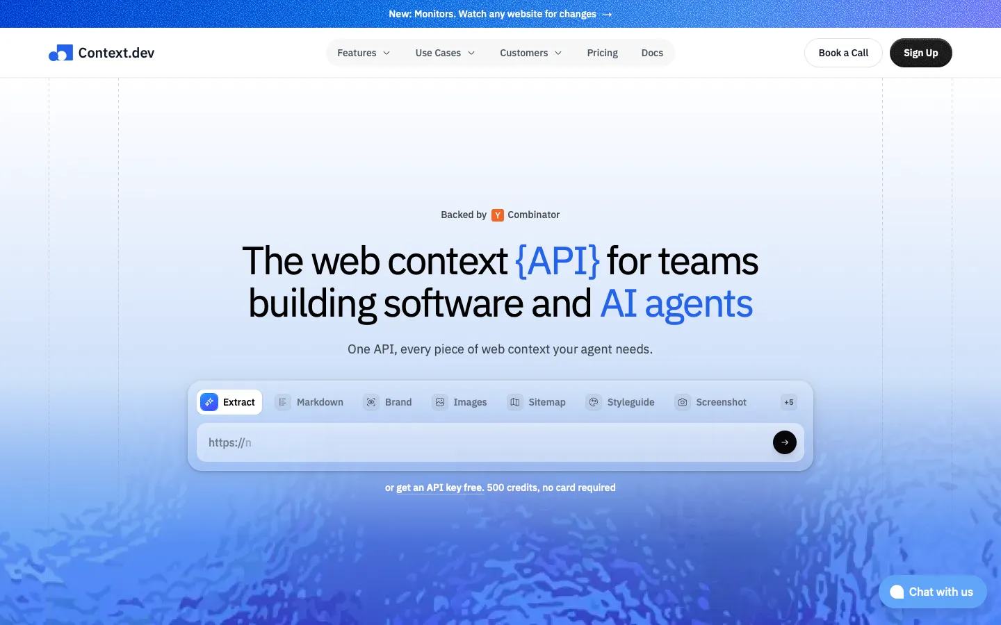 brand.dev - Landing Screenshot Preview