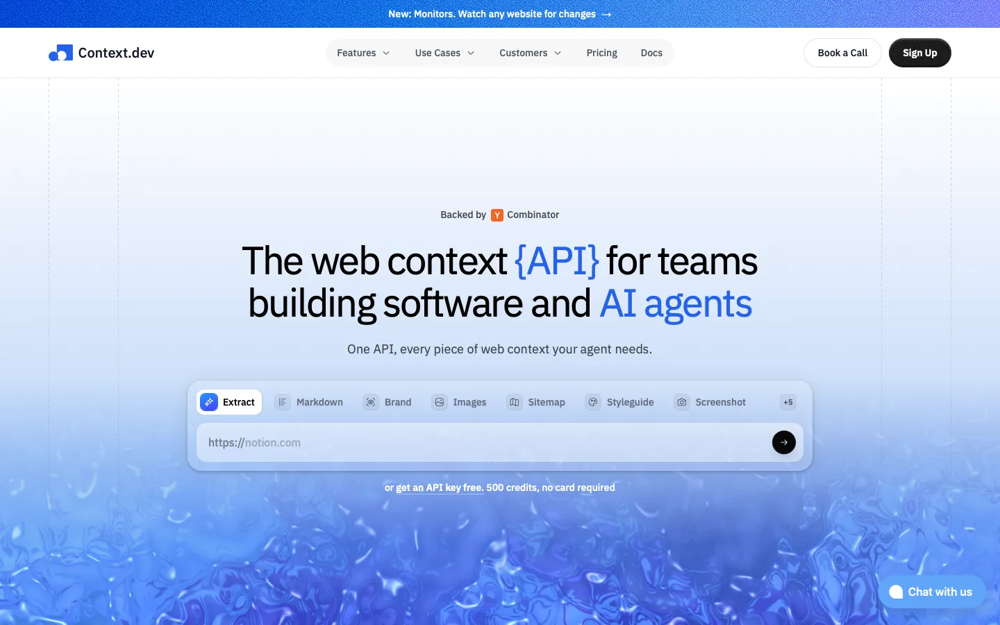 brand.dev - Landing Screenshot Preview