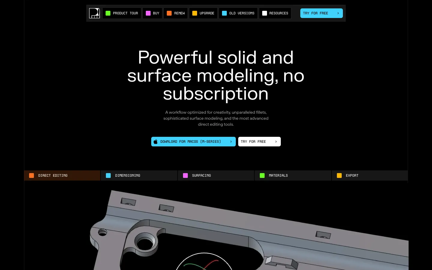 plasticity.xyz - Landing Screenshot Preview