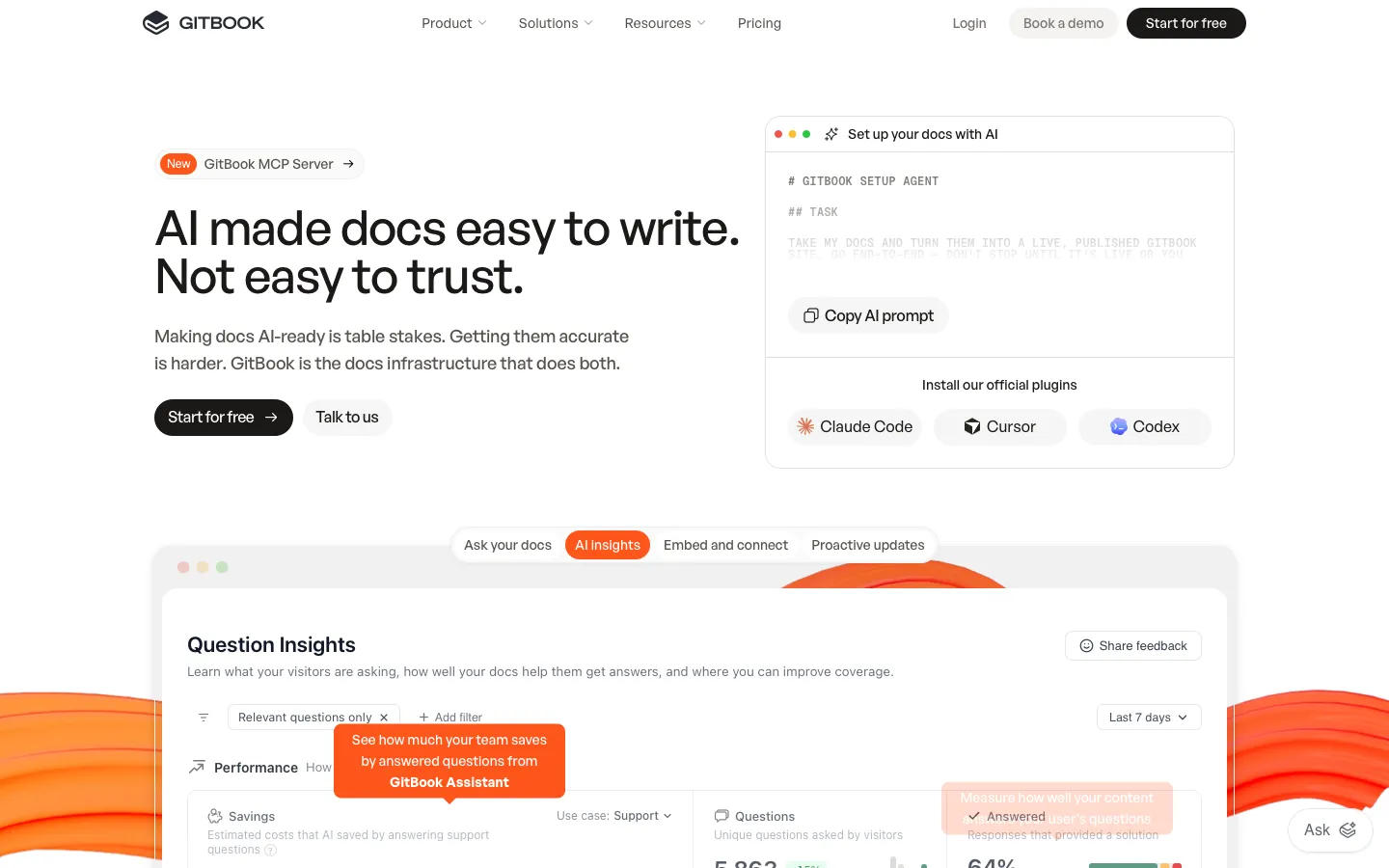 gitbook.com - Landing Screenshot Preview