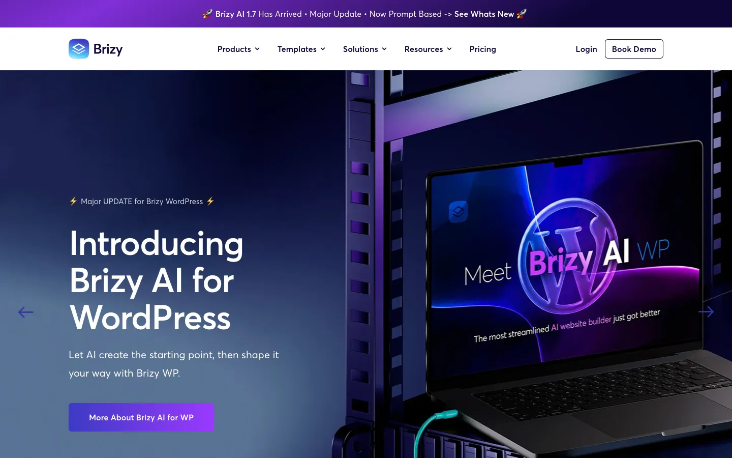 brizy.io - Landing Screenshot Preview