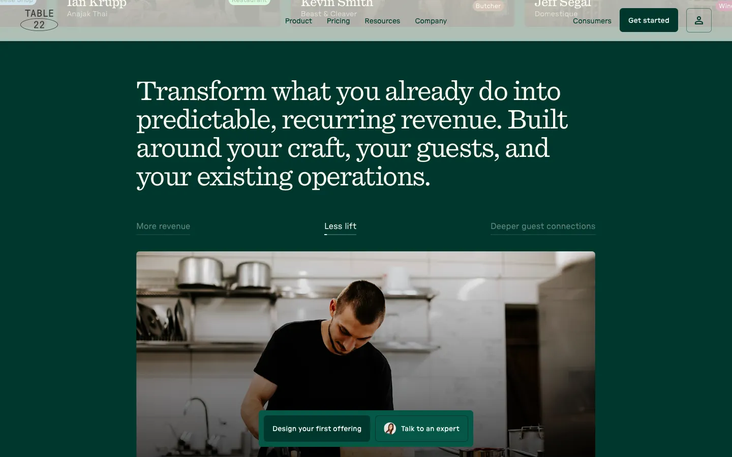table22.com - Landing Screenshot Preview