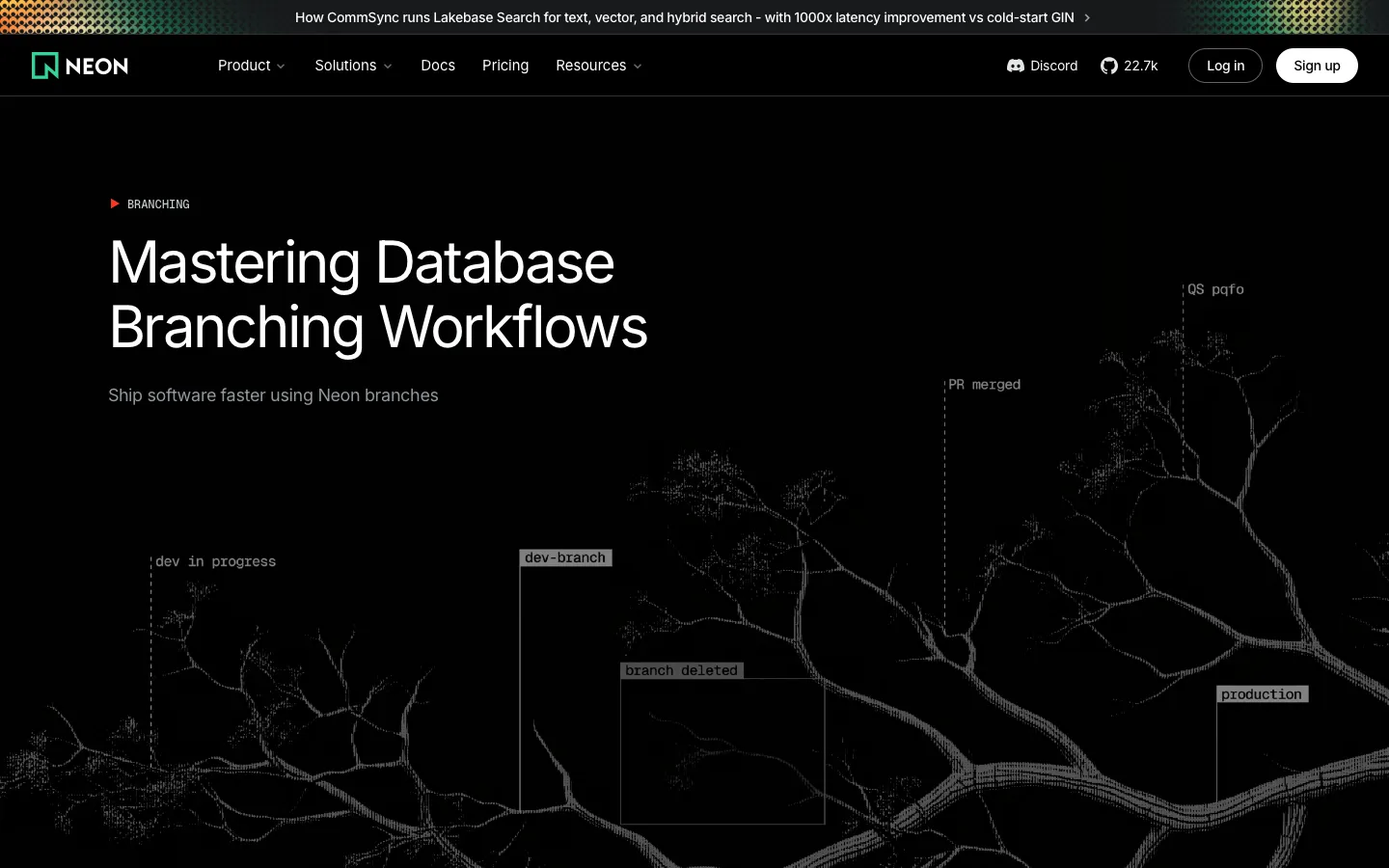 neon.tech - Product Screenshot Preview