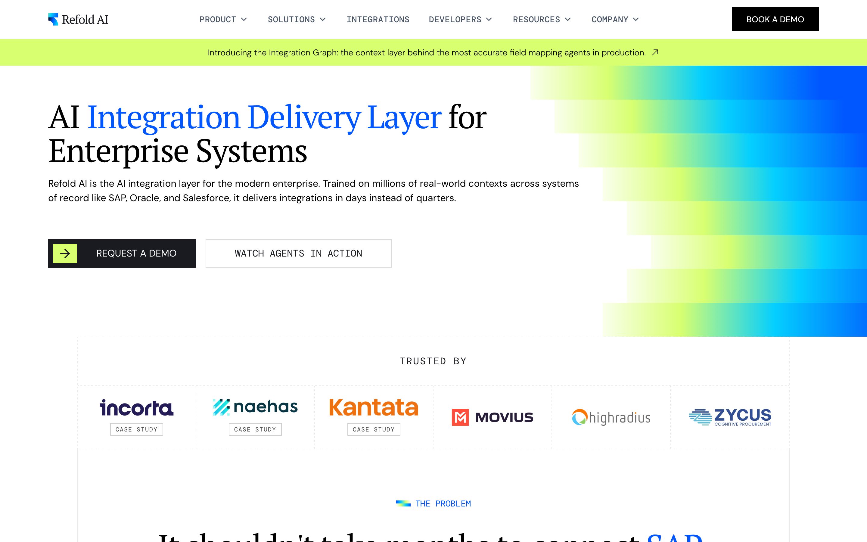 refold.ai - Refold AI - Integrations Agents for Enterprise Software - Desktop Screenshot