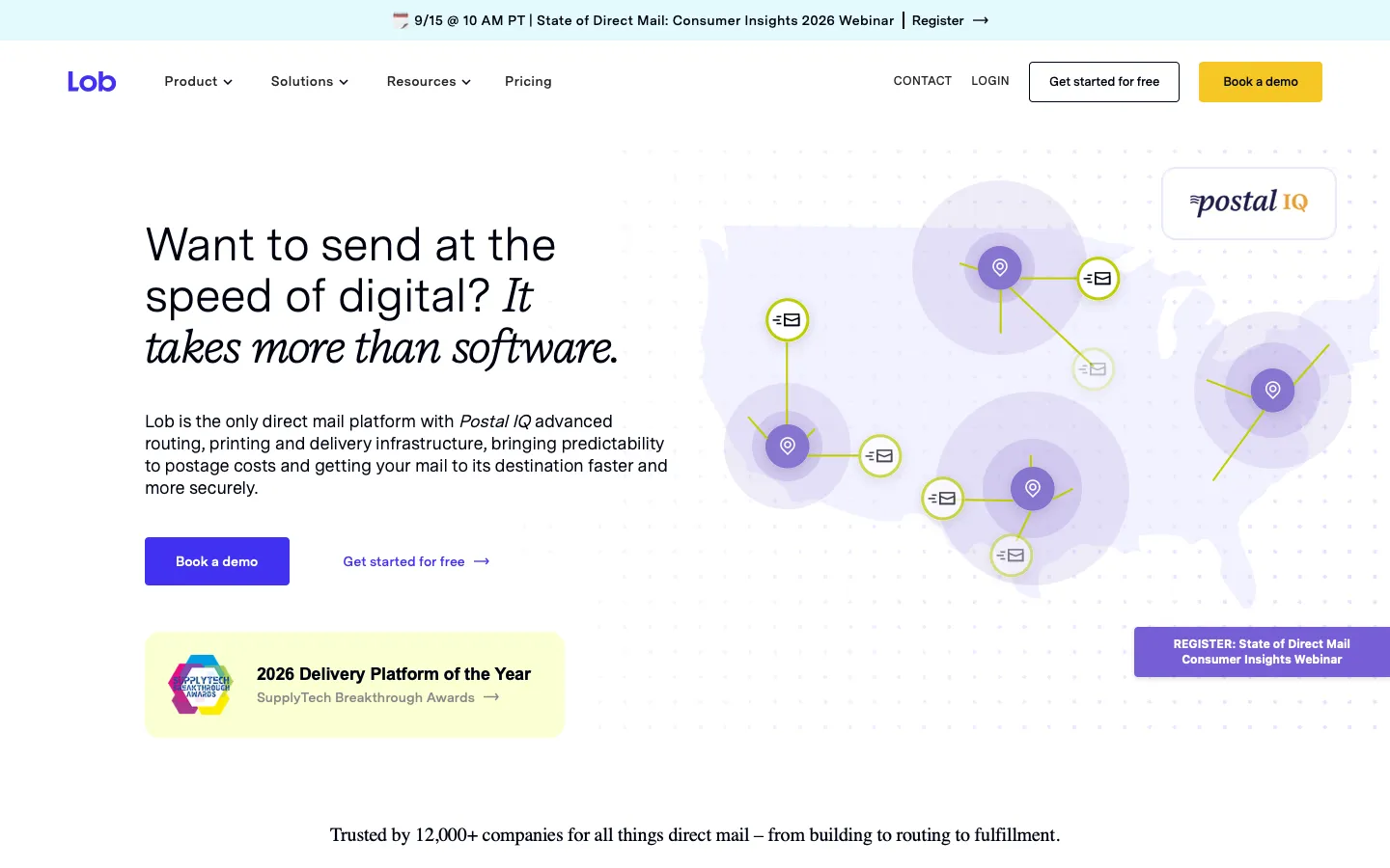 lob.com - Landing Screenshot Preview