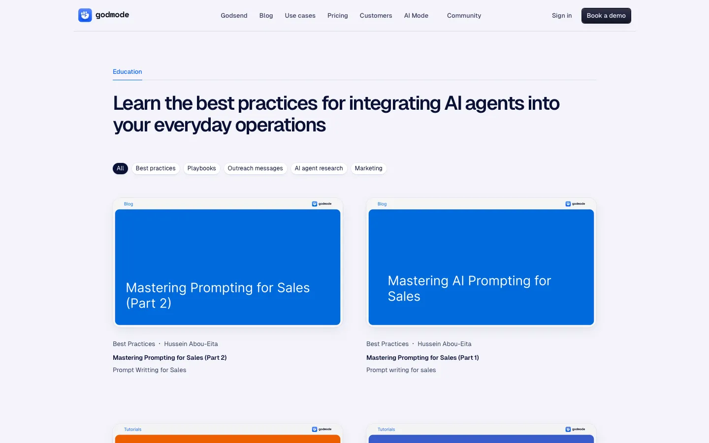 godmodehq.com - Use Cases Screenshot Preview