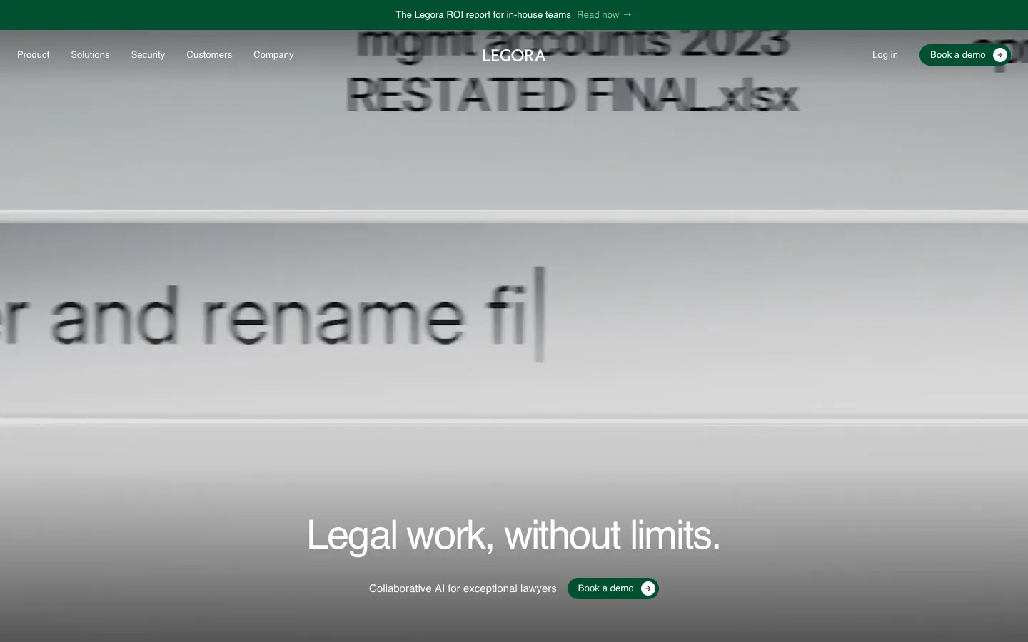 legora.com - Landing Screenshot Preview