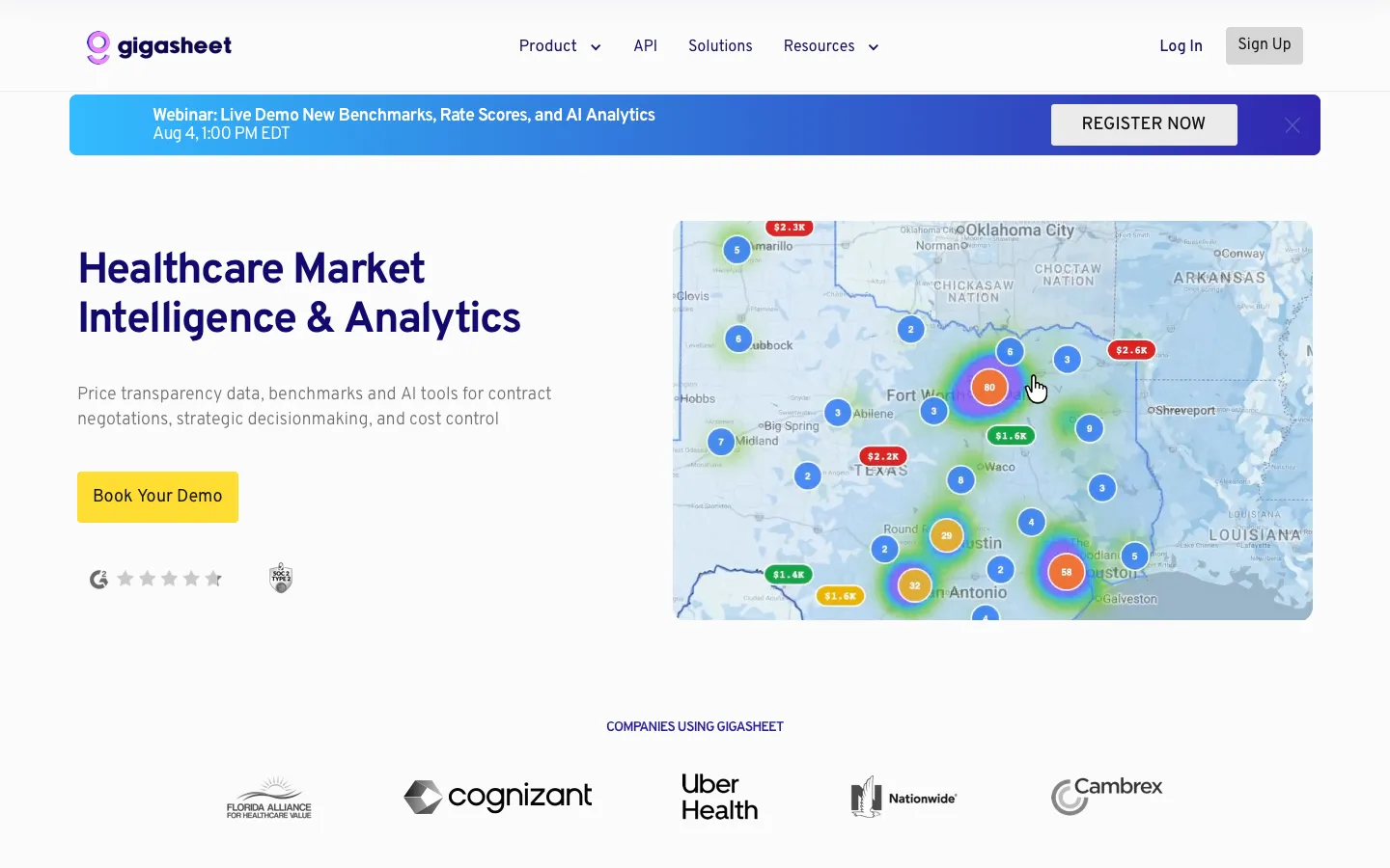 gigasheet.com - Landing Screenshot Preview
