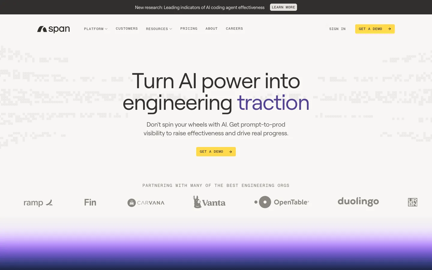 span.app - Landing Screenshot Preview