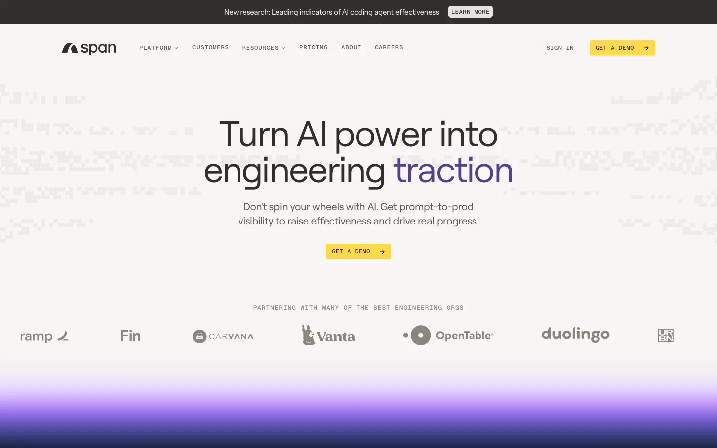 span.app - Landing Screenshot Preview