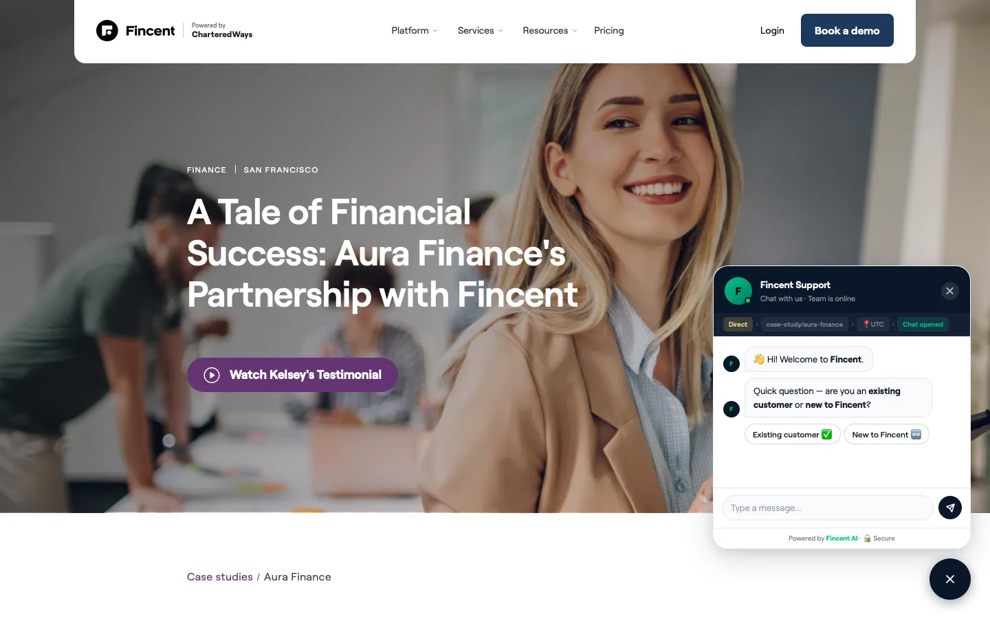 fincent.com - Customers Screenshot Preview