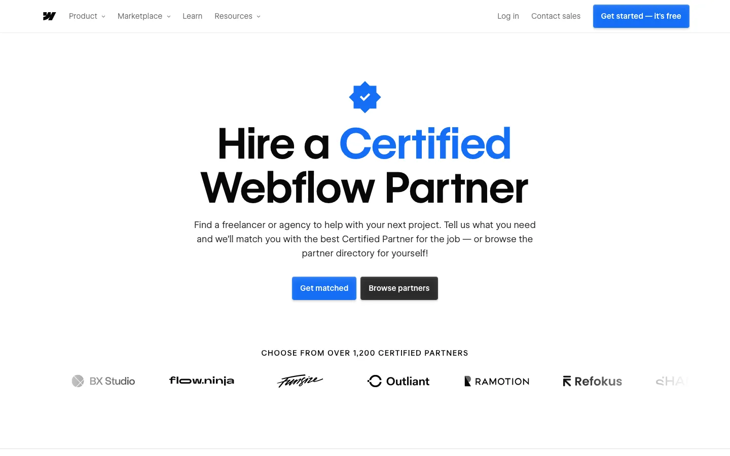 webflow.com - Experts Screenshot Preview