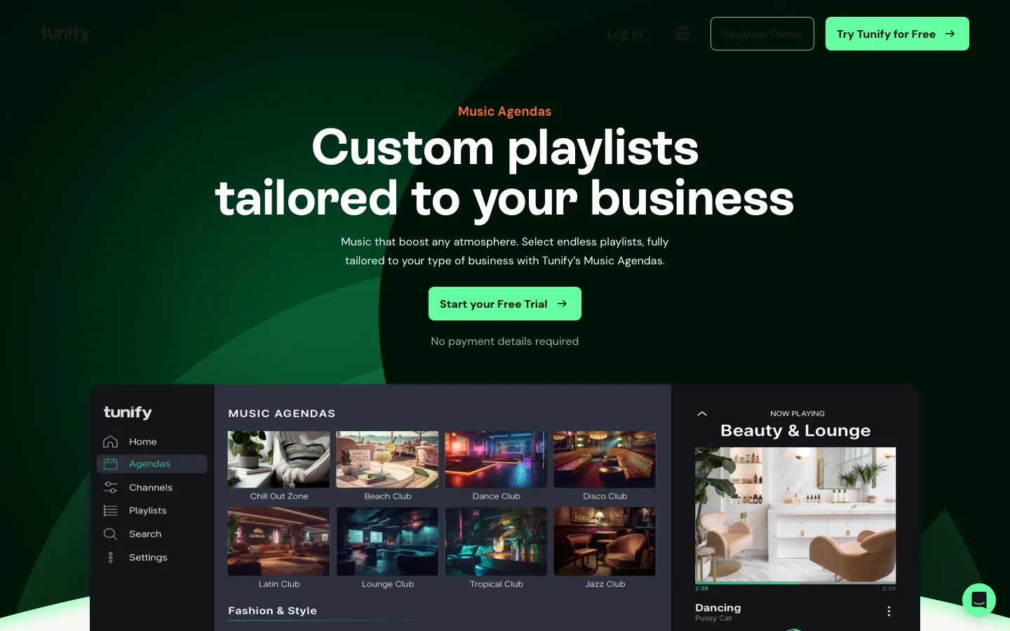 tunify.com - Product Screenshot Preview