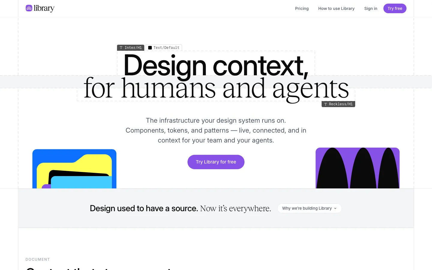 library.guide - Landing Screenshot Preview