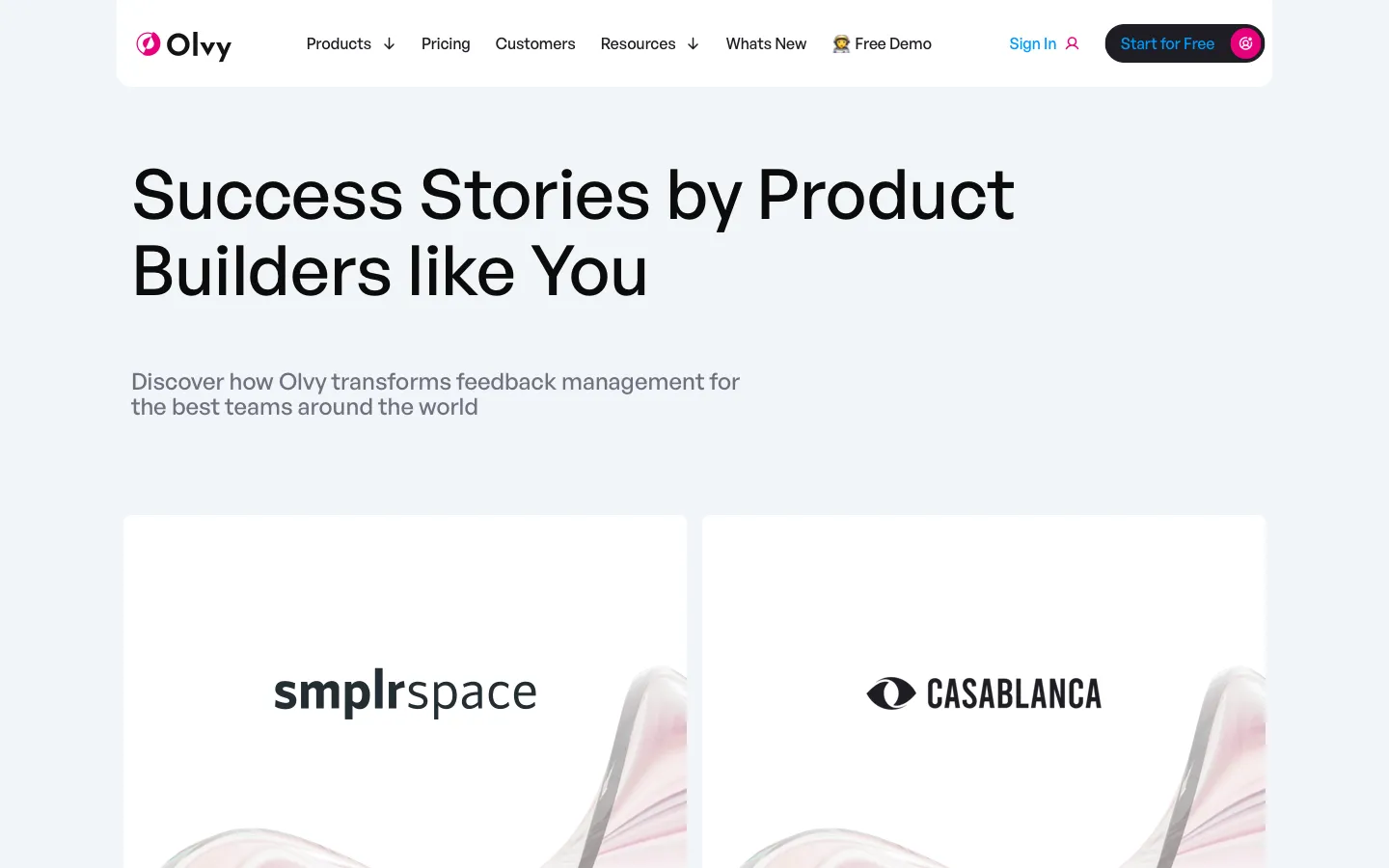 olvy.co - Customers Screenshot Preview