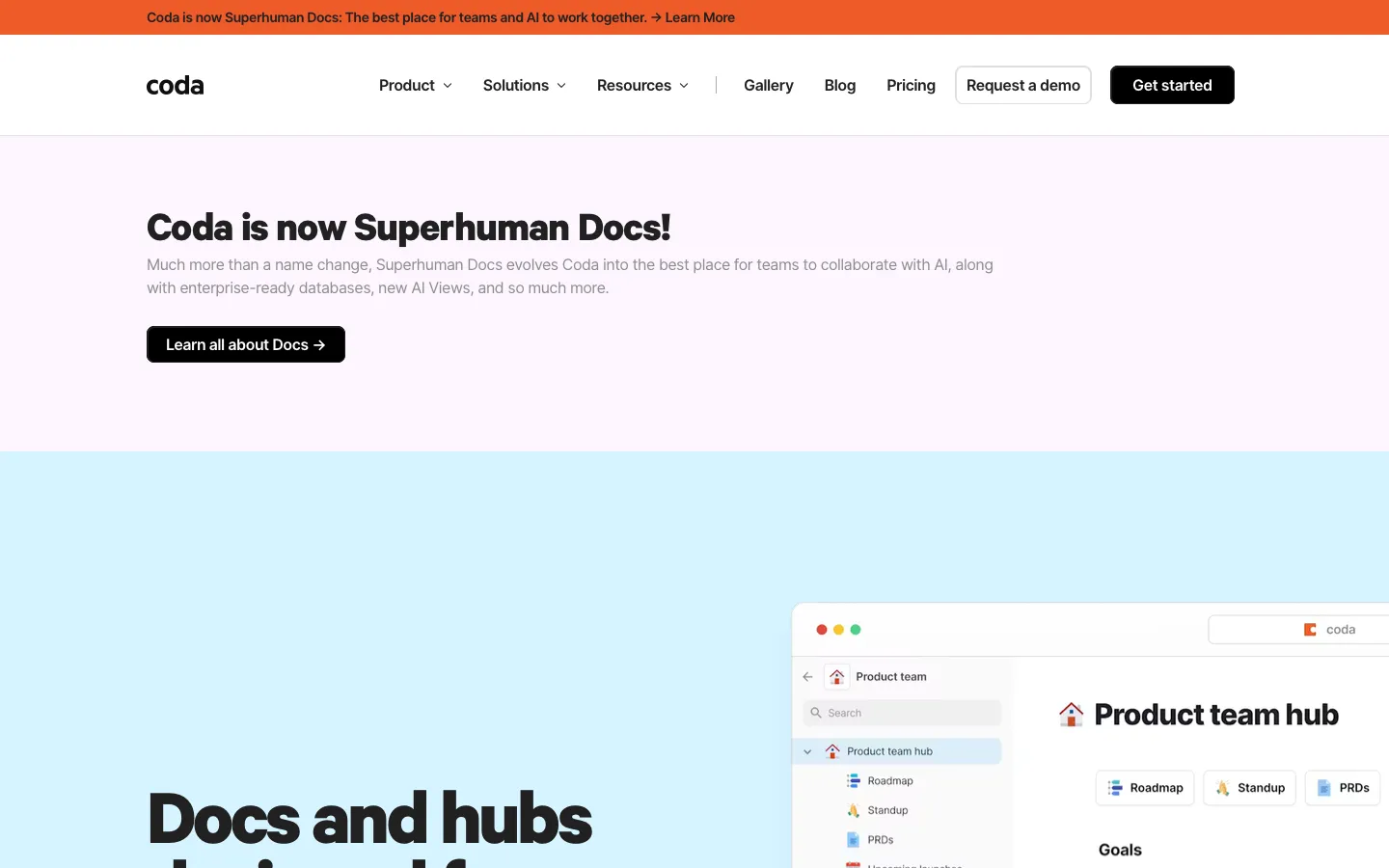 coda.io - Product Screenshot Preview