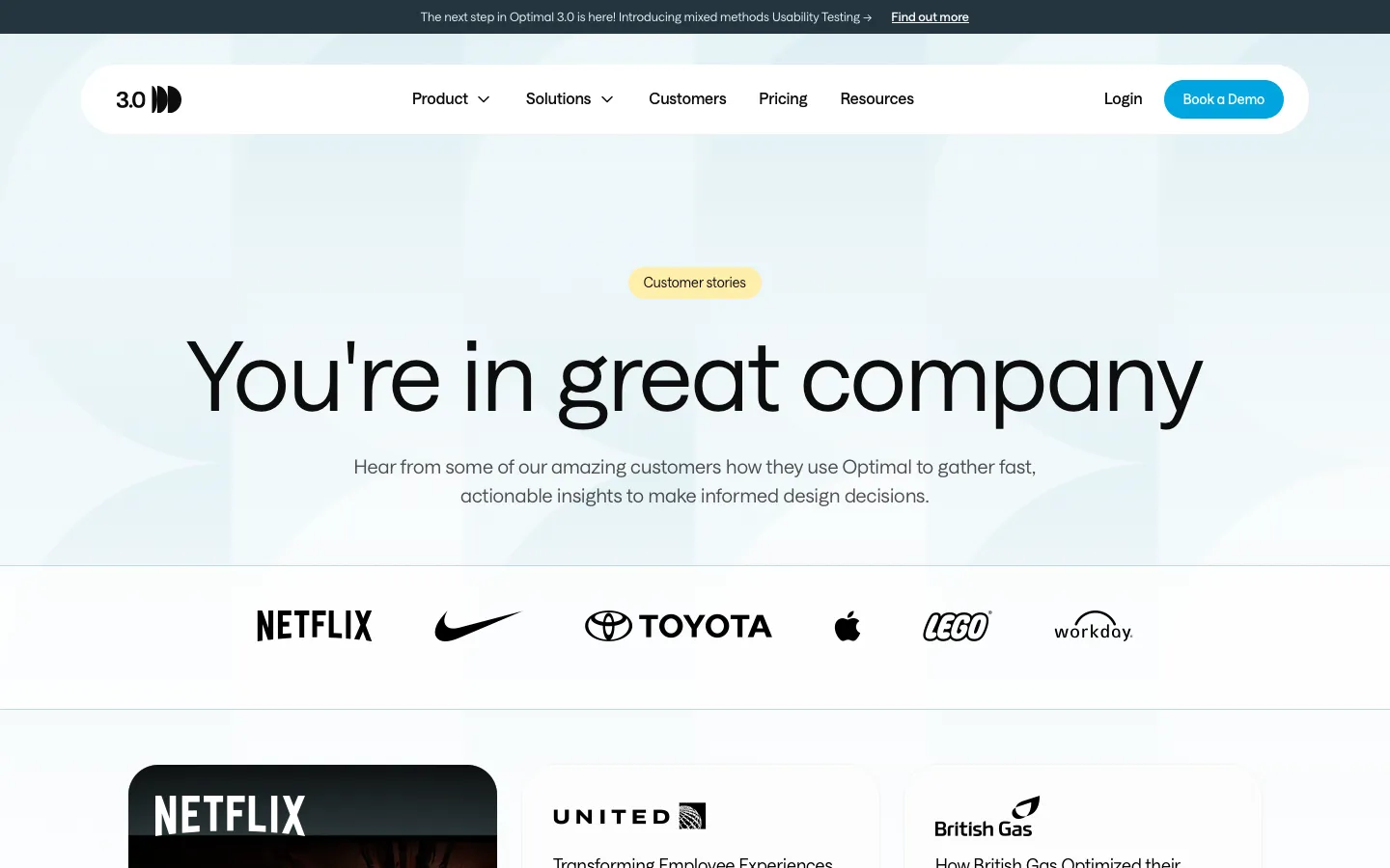 optimalworkshop.com - Customers Screenshot Preview