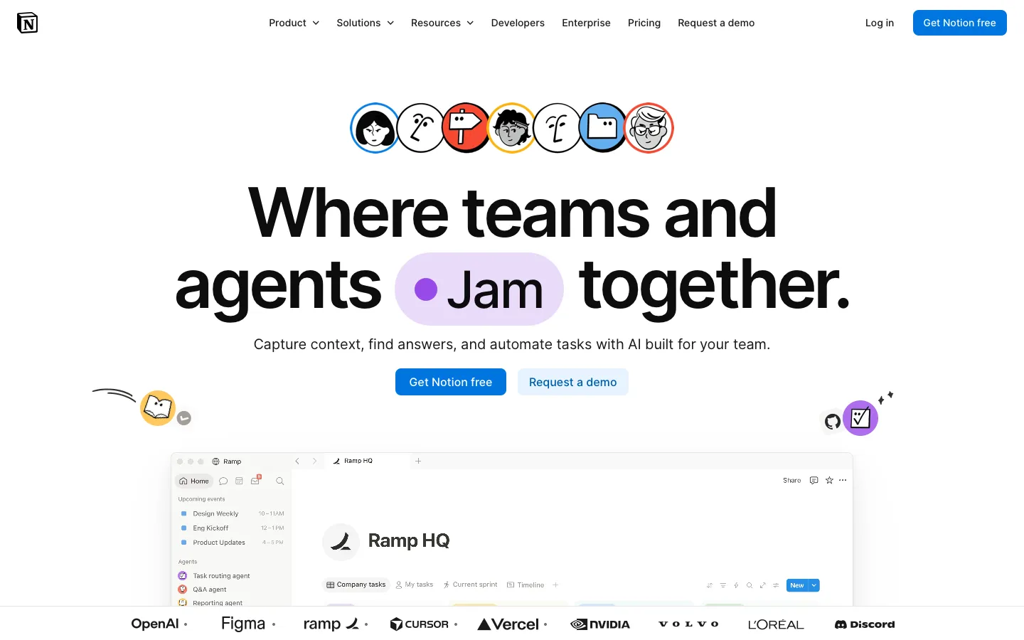 notion.so - Landing Screenshot Preview