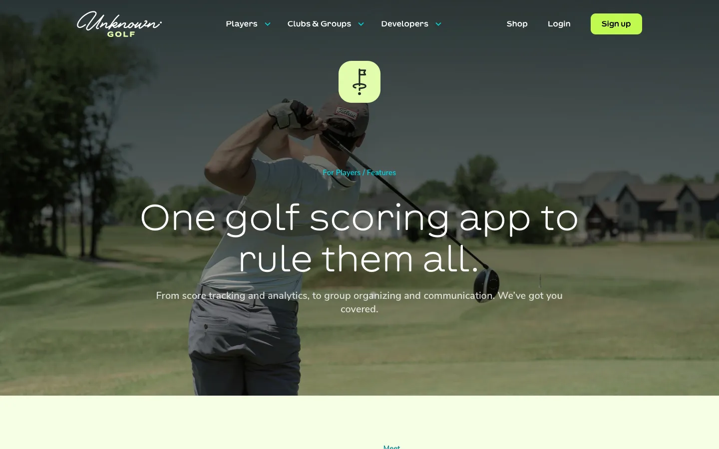 unknowngolf.com - Product Screenshot Preview