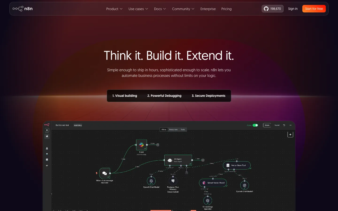 n8n.io - Product Screenshot Preview