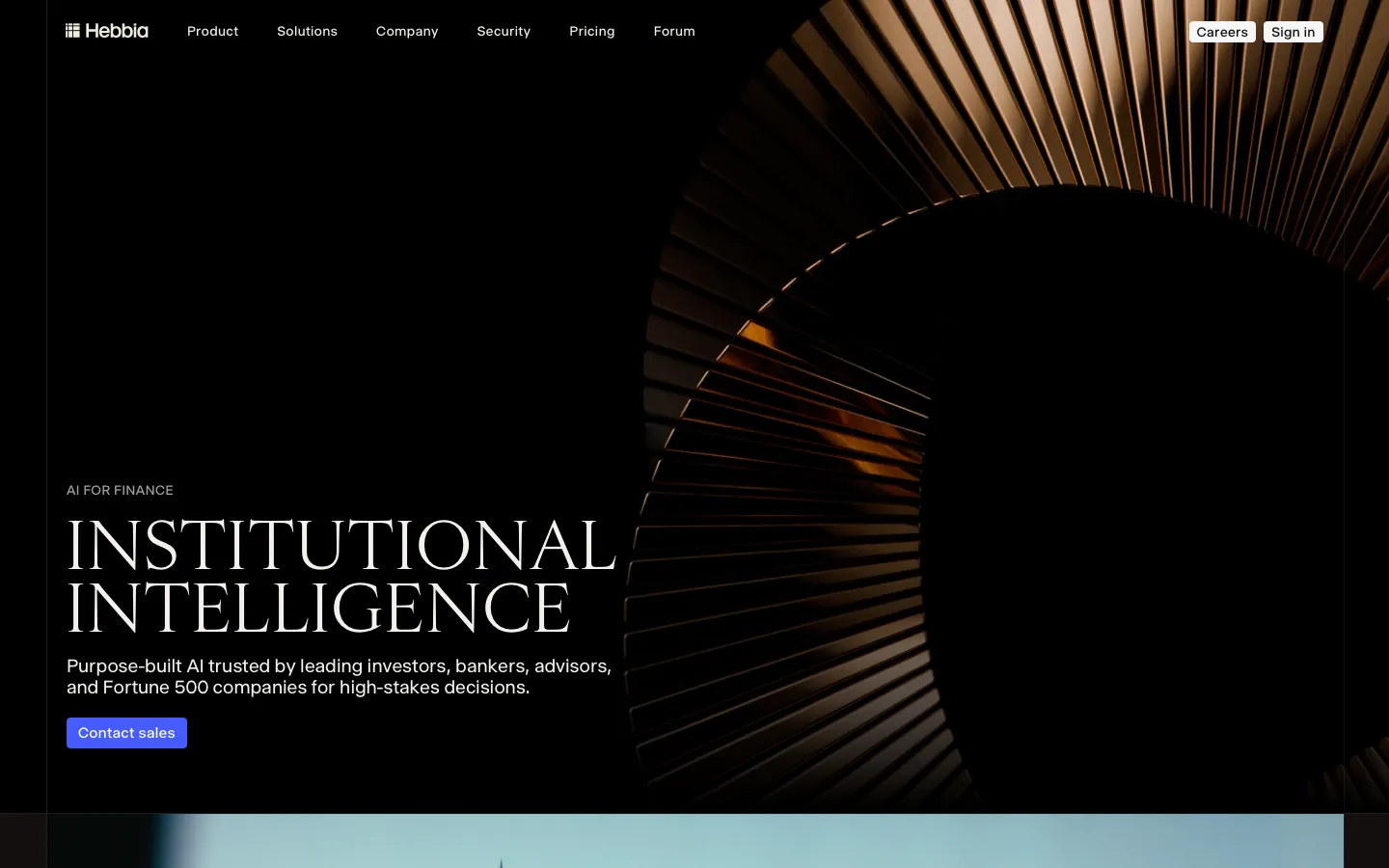 hebbia.com - Landing Screenshot Preview