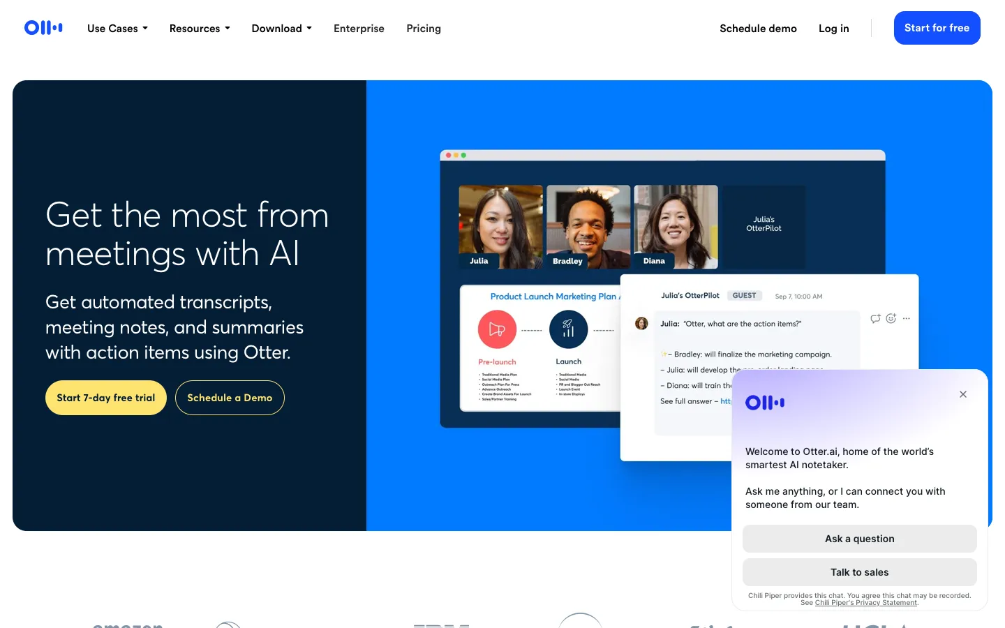 otter.ai - Product Screenshot Preview