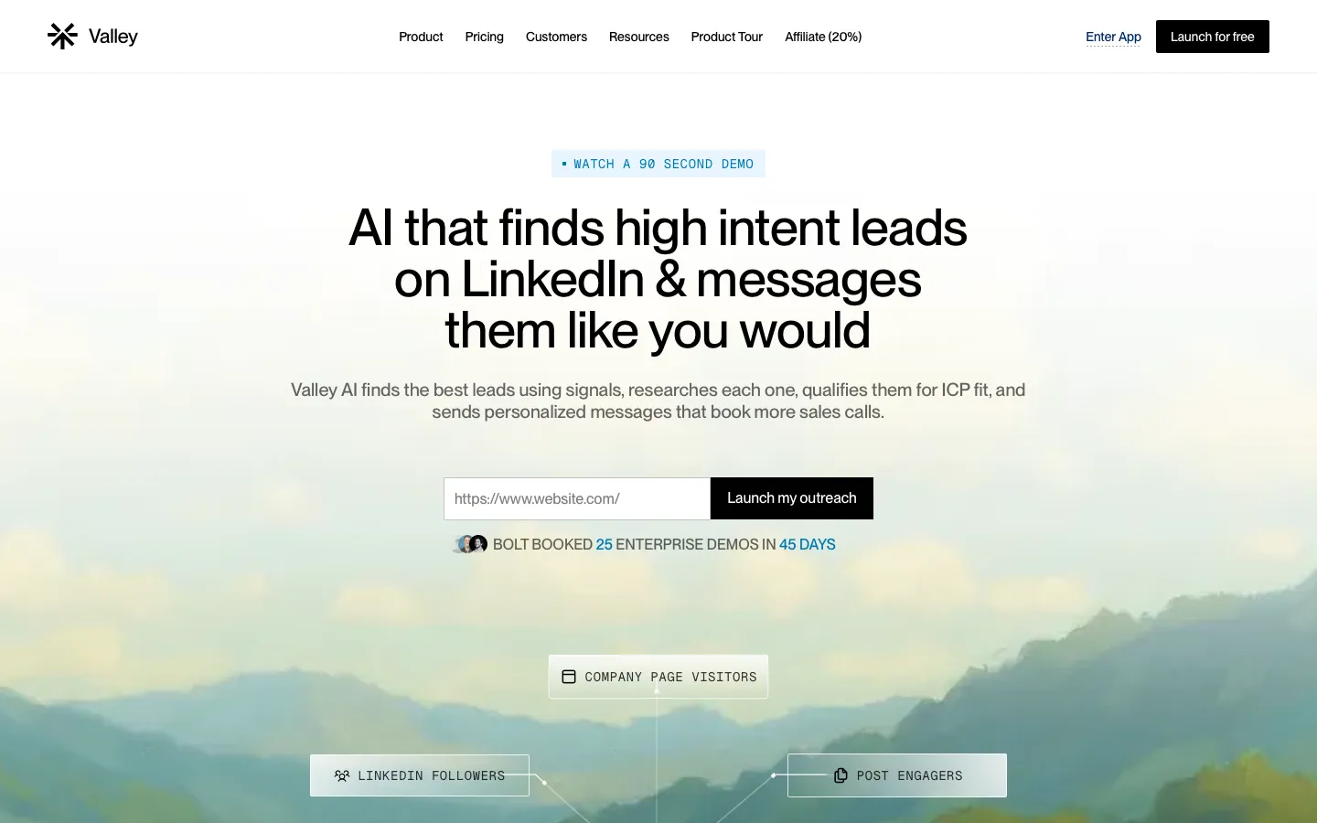joinvalley.co - Landing Screenshot Preview