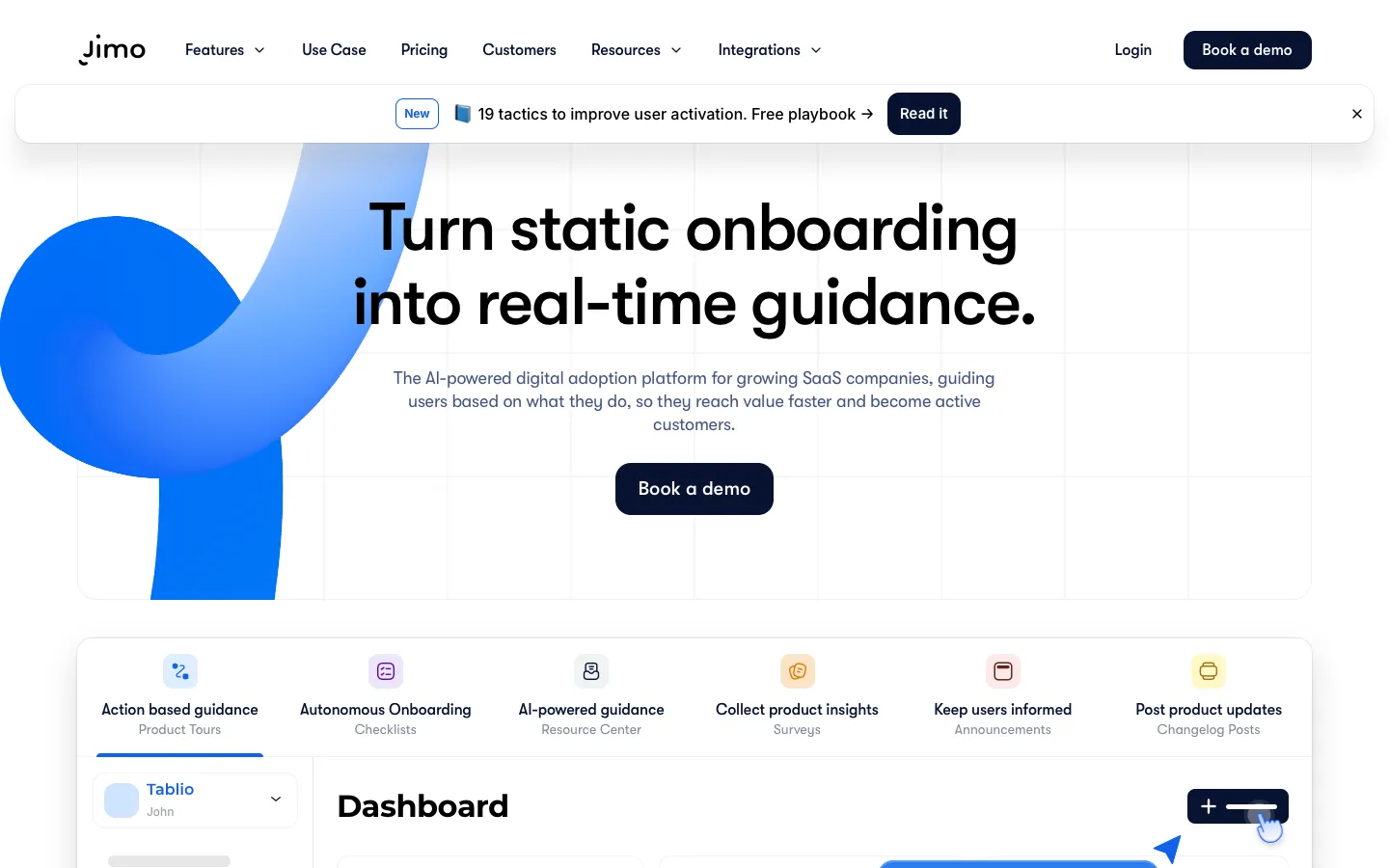usejimo.com - Landing Screenshot Preview
