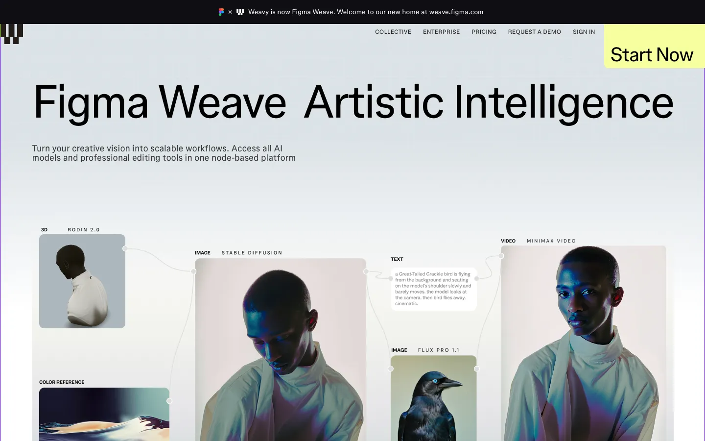 weavy.ai - Landing Screenshot Preview