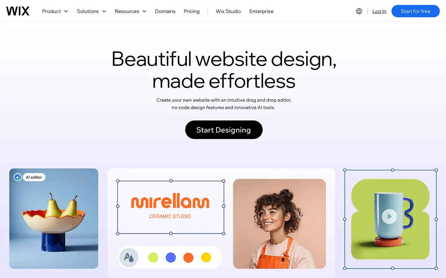 wix.com - Product Screenshot Preview