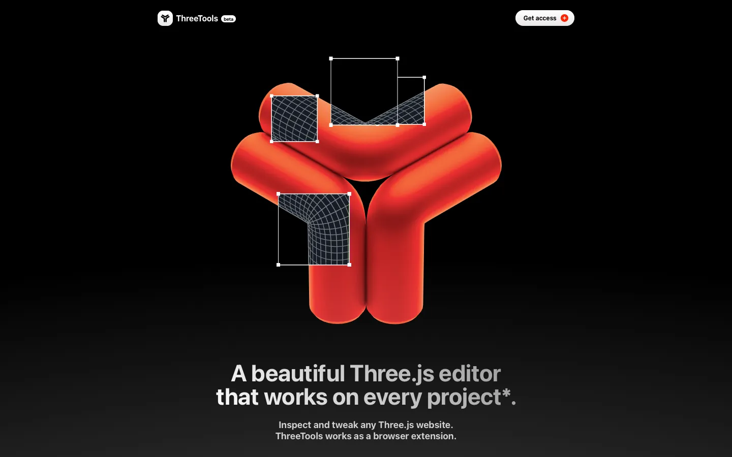 three.tools - Landing Screenshot Preview