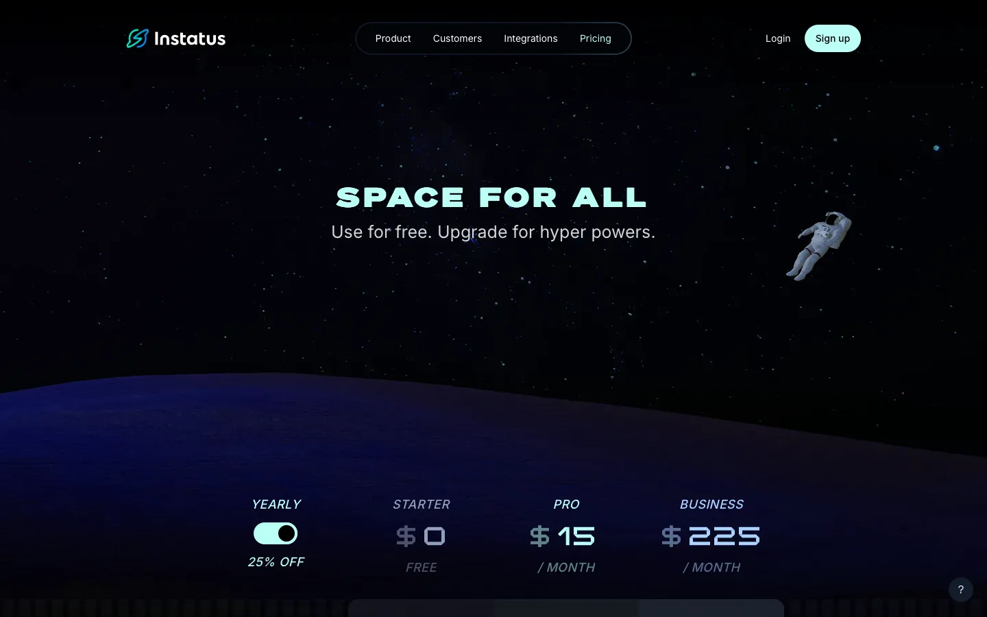 instatus.com - Pricing Screenshot Preview