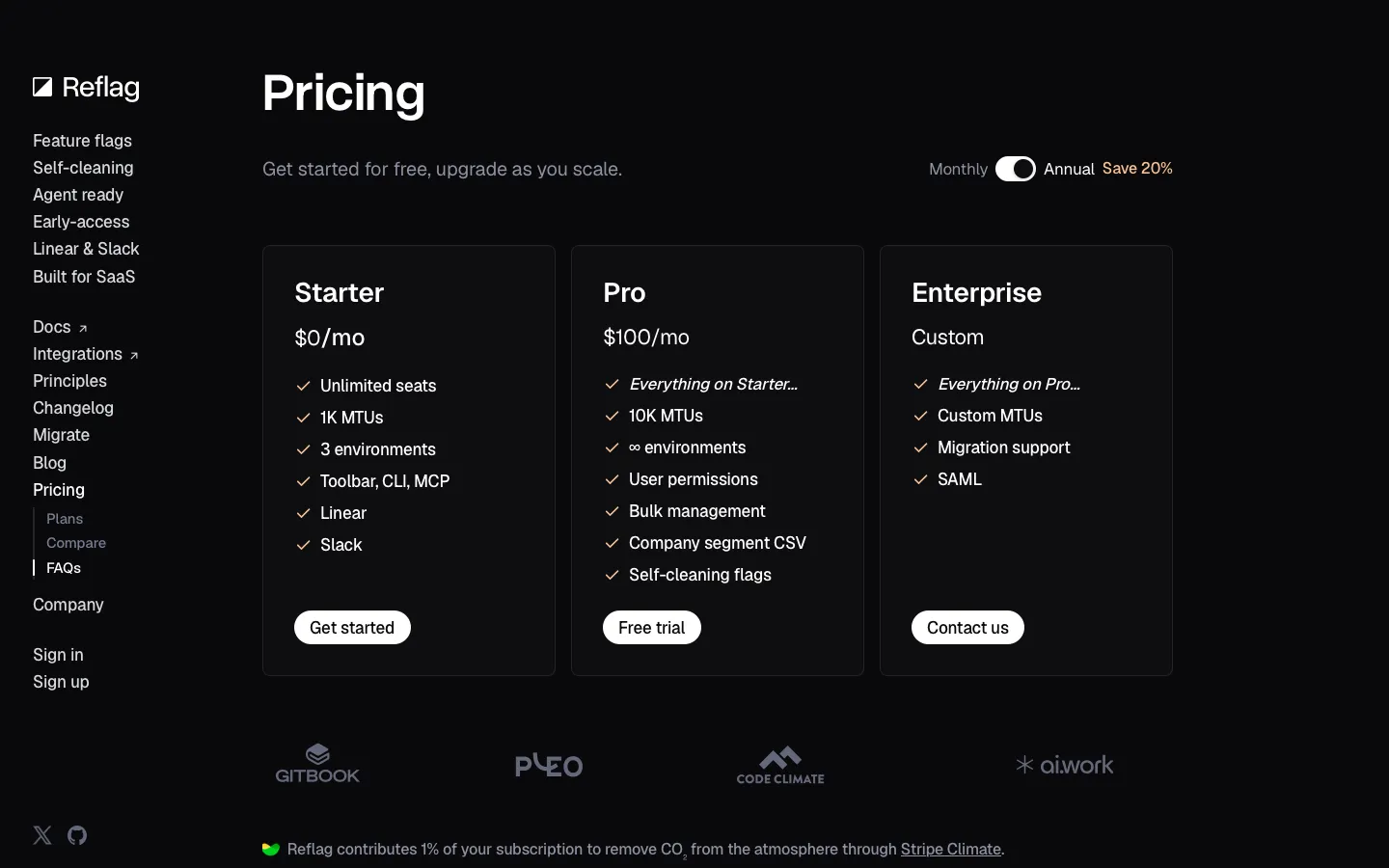bucket.co - Pricing Screenshot Preview