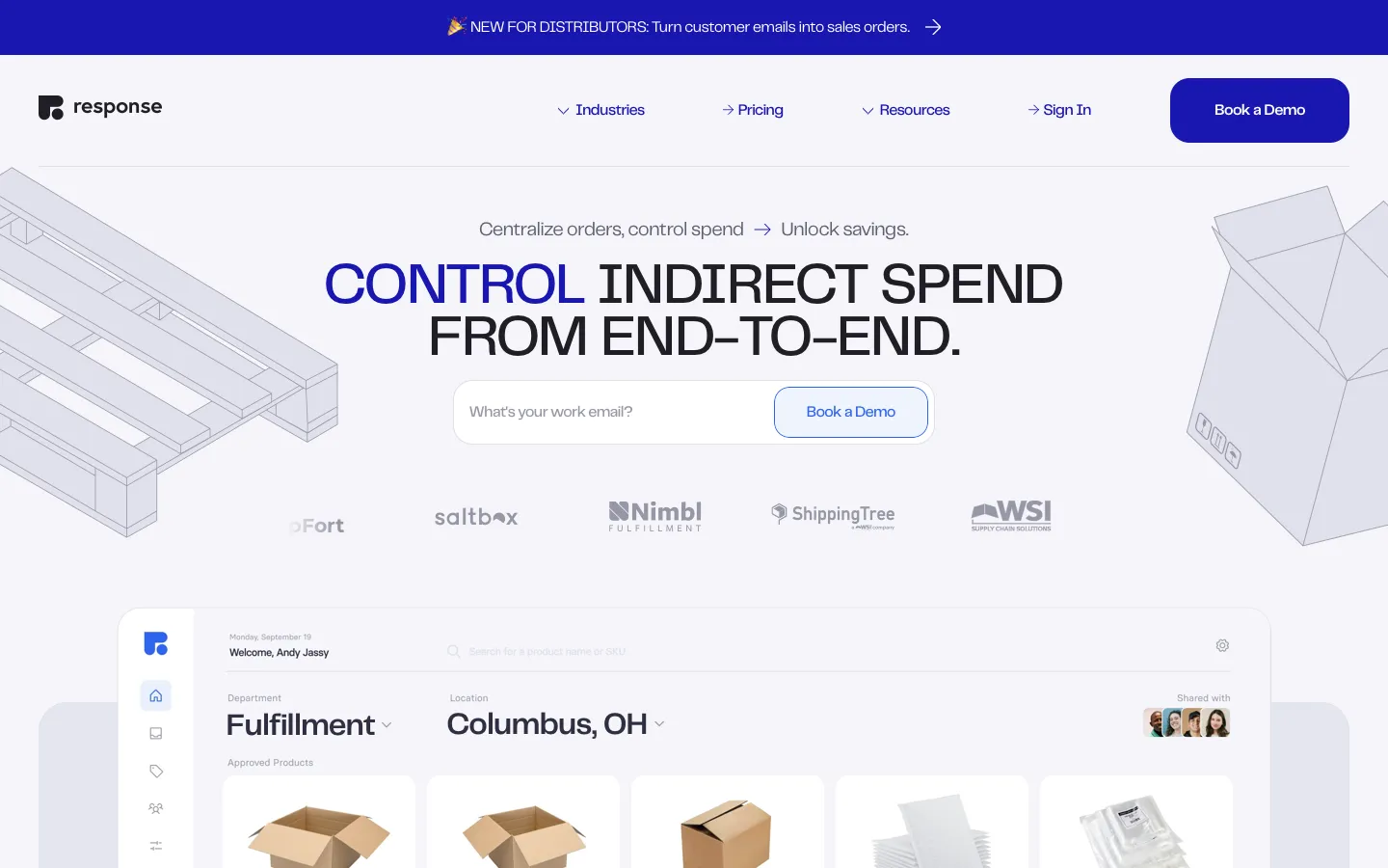 tryresponse.com - Landing Screenshot Preview
