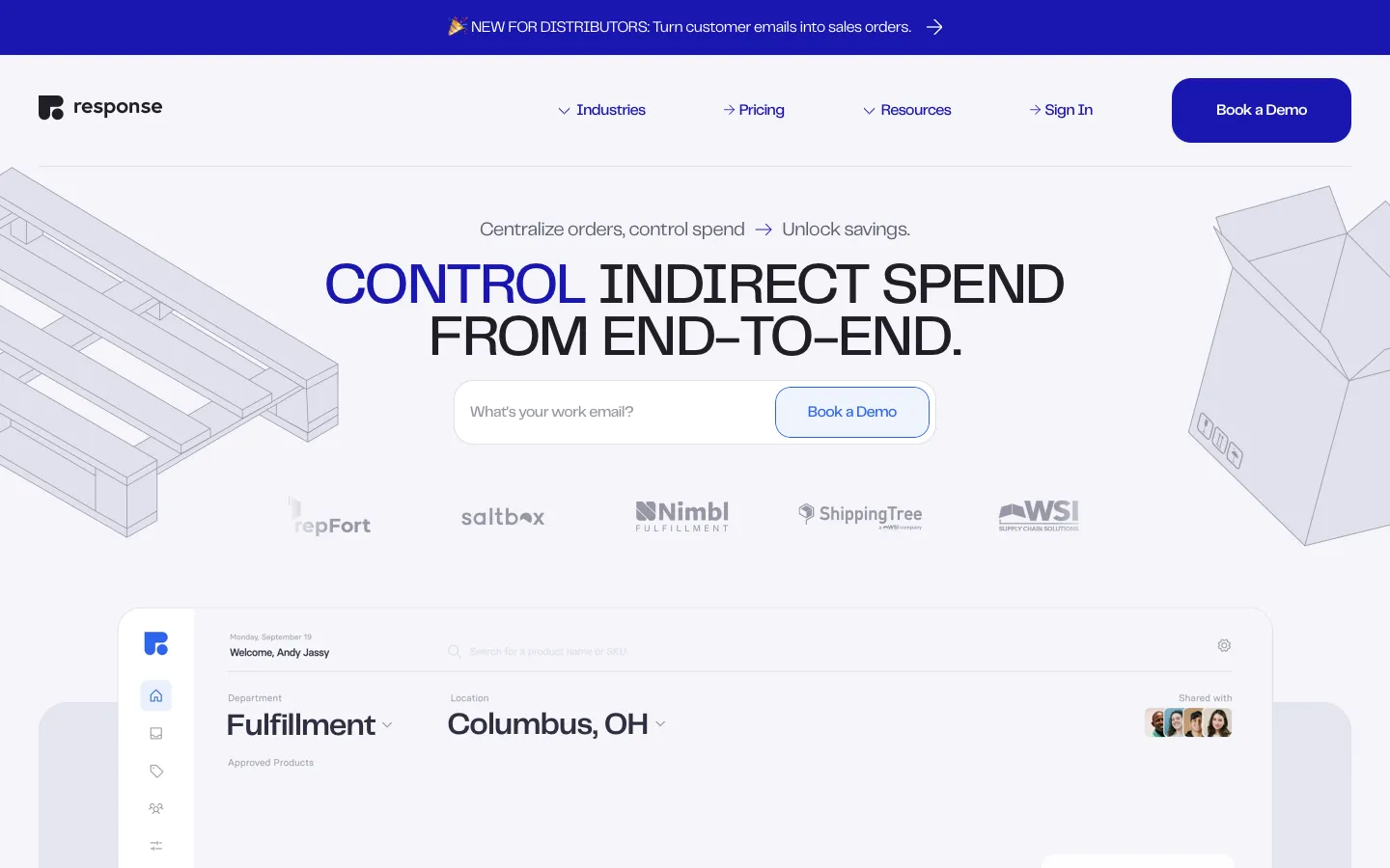 tryresponse.com - Landing Screenshot Preview