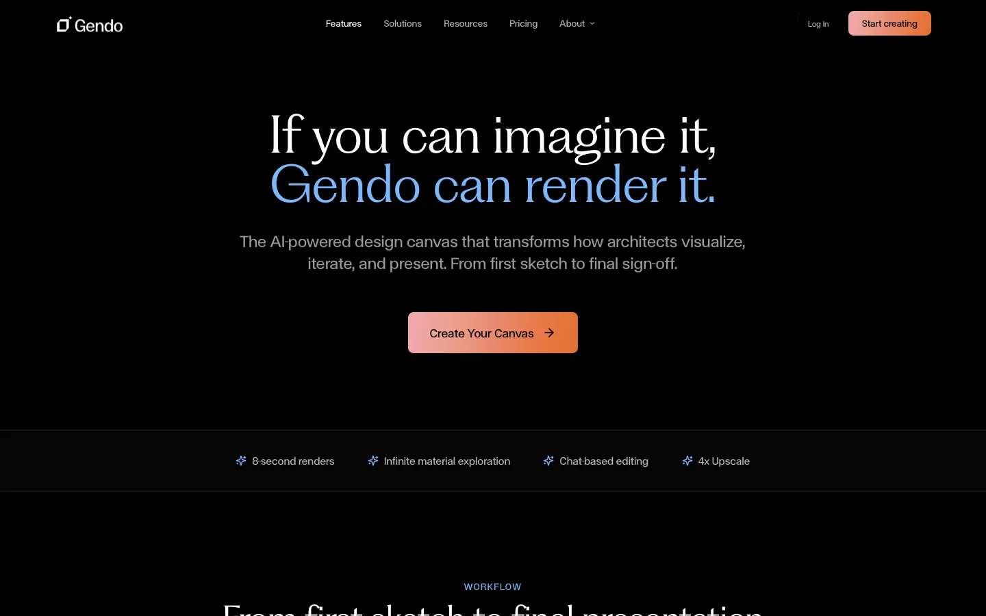 gendo.ai - Product Screenshot Preview