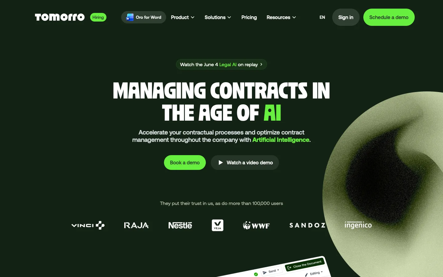 gotomorro.com - Landing Screenshot Preview