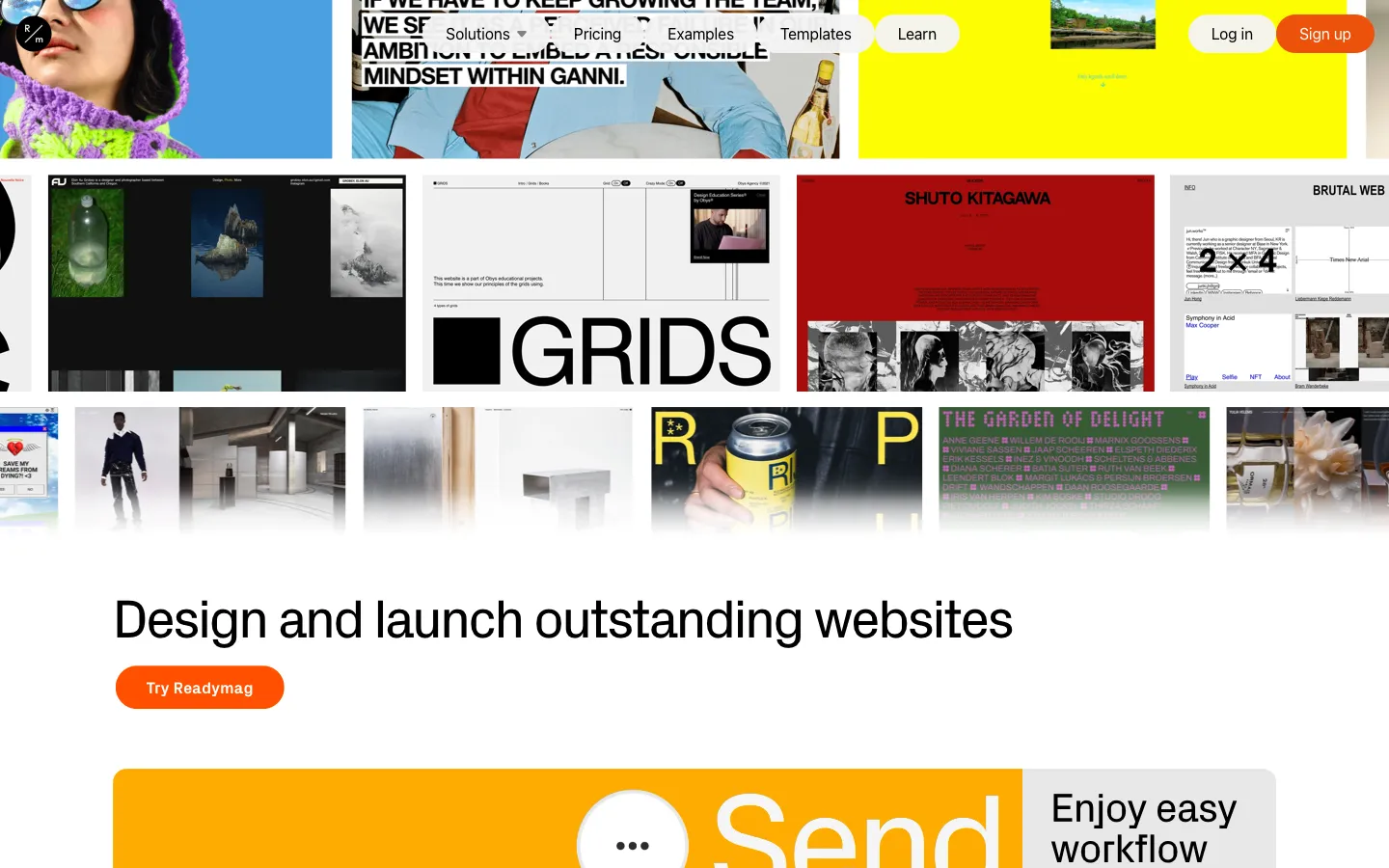 readymag.com - Landing Screenshot Preview