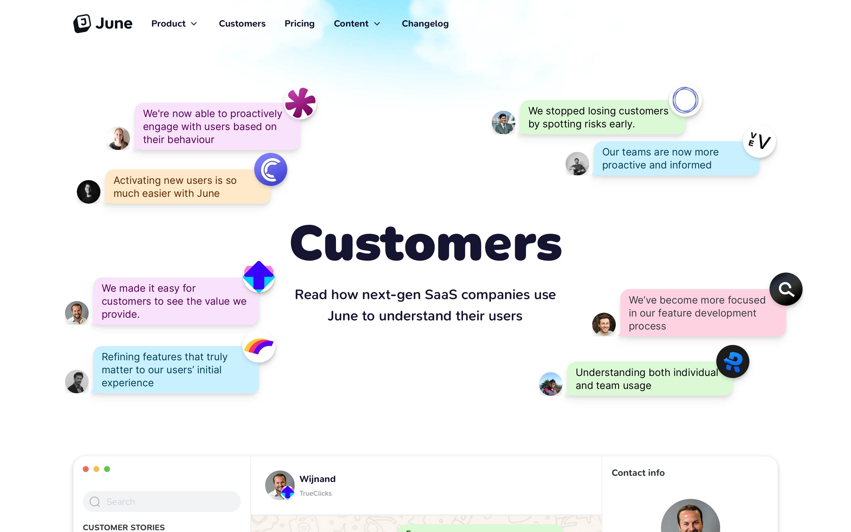 june.so - Product Analytics Case Studies & Customer Reviews - June - Desktop - Wed Jul 29 2026 15:00:26 GMT+0000 (Coordinated Universal Time) Screenshot