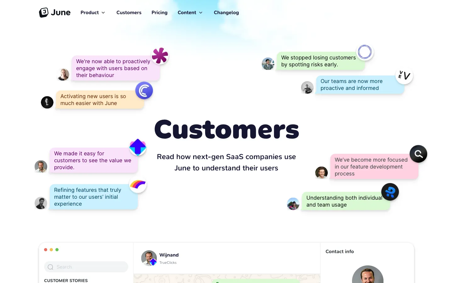 june.so - Customers Screenshot Preview
