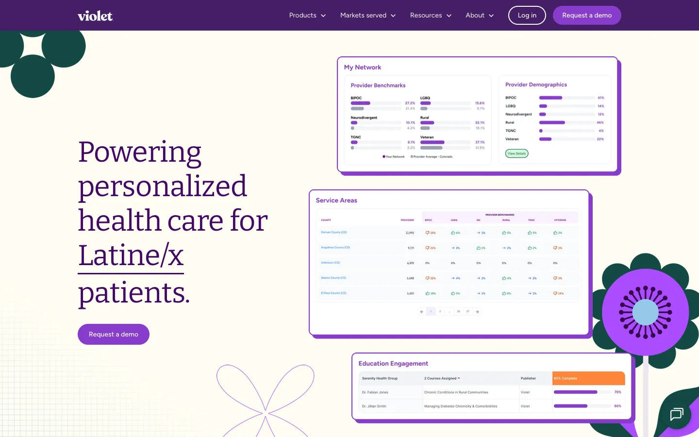 joinviolet.com - Landing Screenshot Preview