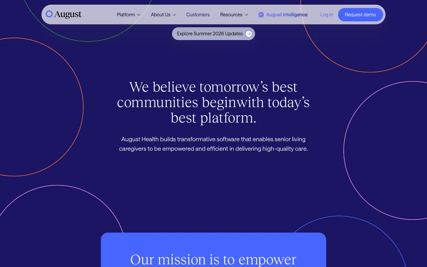 augusthealth.com - About Screenshot Preview