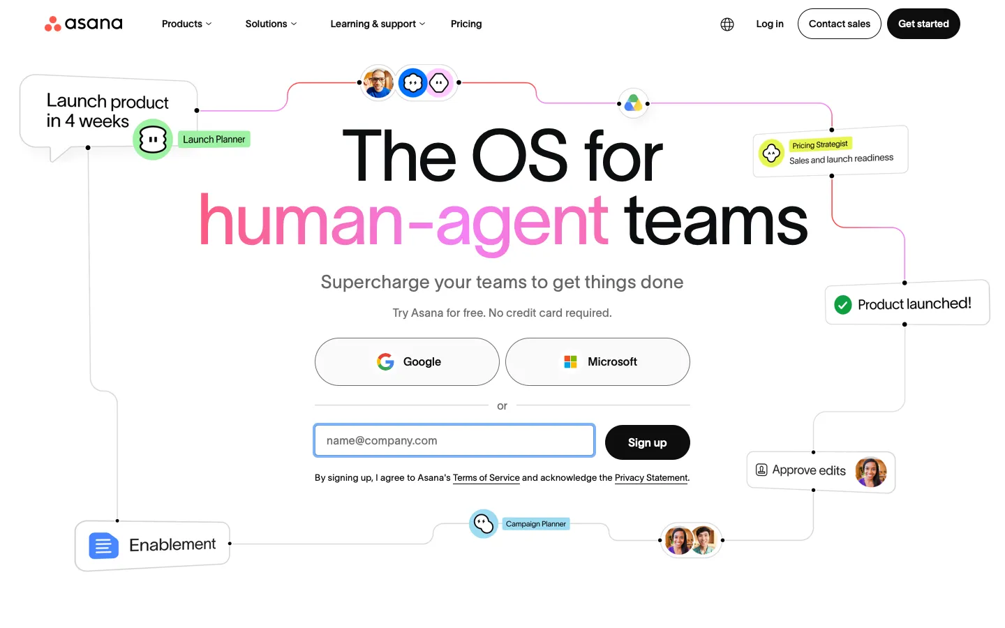 asana.com - Landing Screenshot Preview