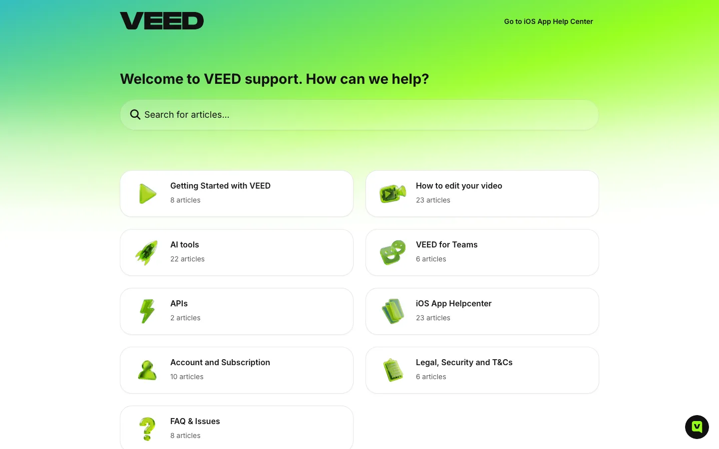 veed.io - Contact Screenshot Preview