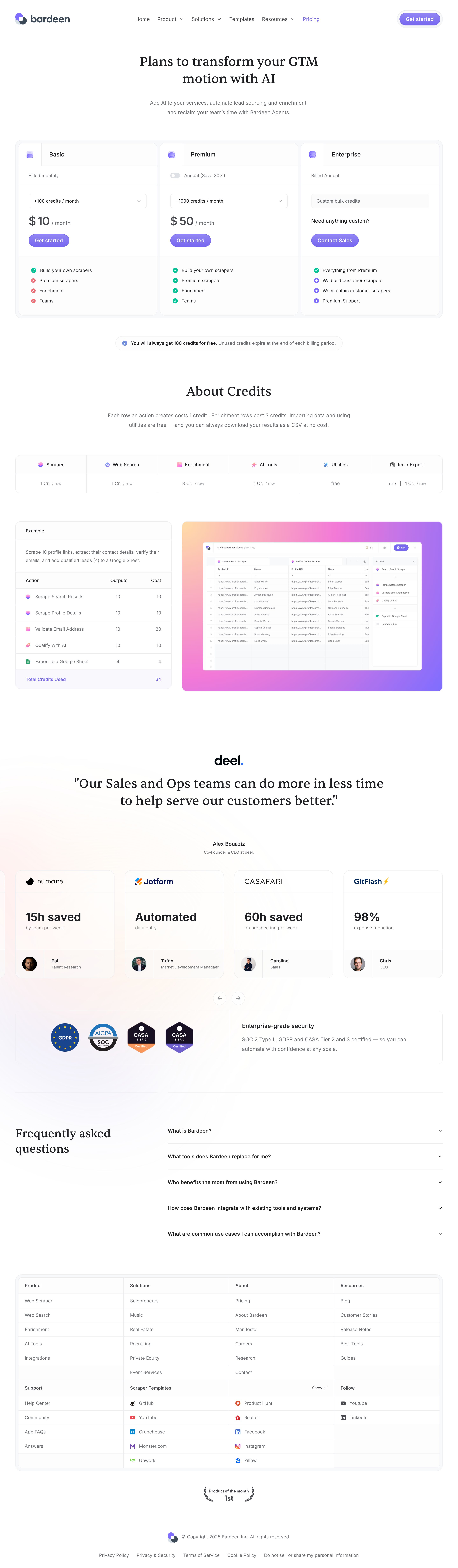 bardeen.ai - Pricing & Plans | Bardeen AI - Desktop - Tue Jul 28 2026 05:04:02 GMT+0000 (Coordinated Universal Time) Screenshot