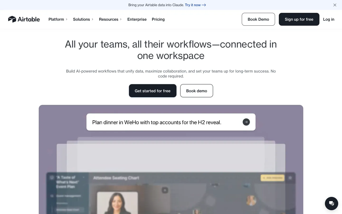 airtable.com - Landing Screenshot Preview