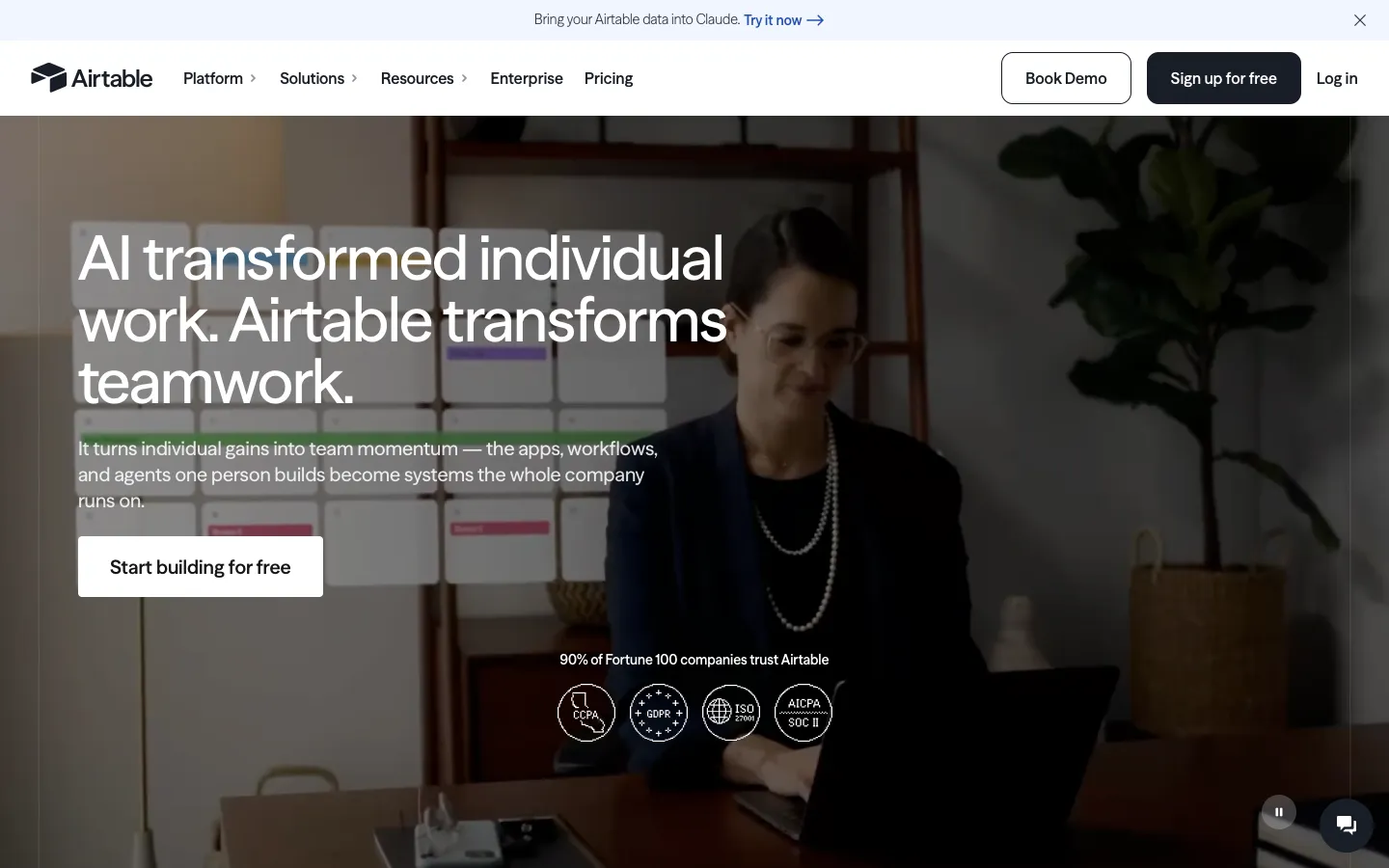 airtable.com - Landing Screenshot Preview