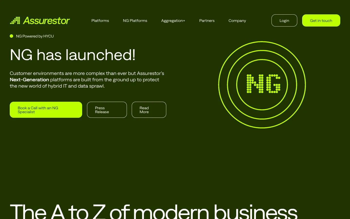 assurestor.com - Landing Screenshot Preview