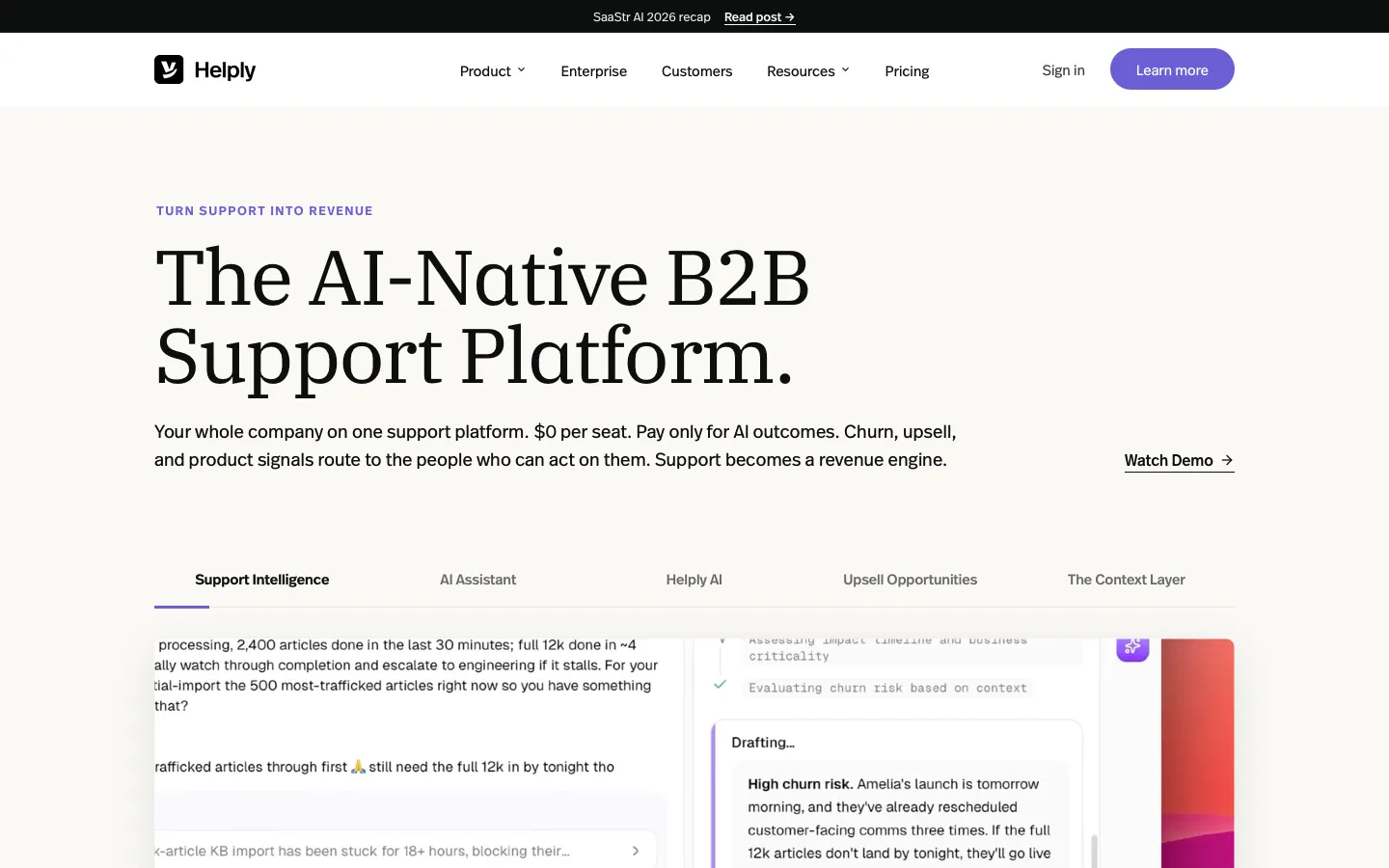 groovehq.com - Landing Screenshot Preview